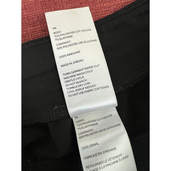 FIGS Black High Waisted Straight Leg Scrub Pants Medical Workwear Pants XL - Picture 8 of 8